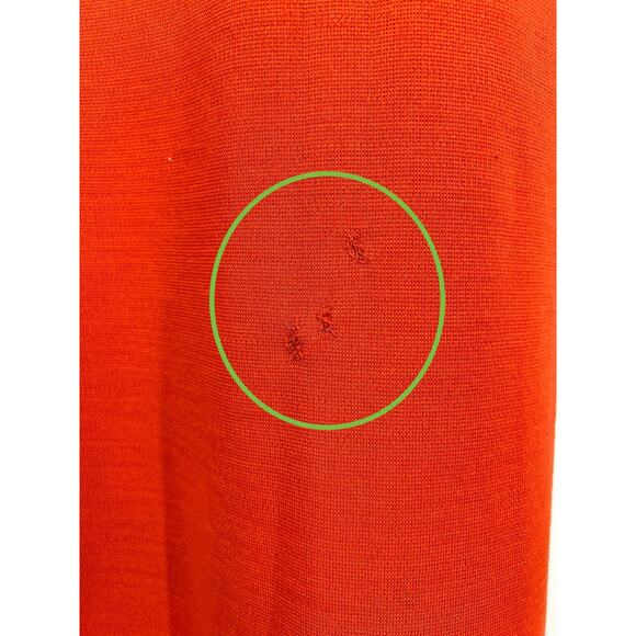 Vintage 70s Butte Knit Dress Set Red Preppy Modest - Picture 12 of 15